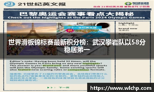世界滑板锦标赛最新积分榜：武汉攀岩队以58分稳居第一